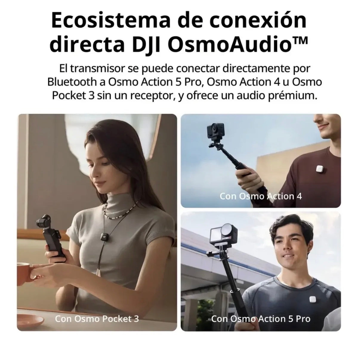 DJI Mic Mini 2TX + 1RX con Estuche de Carga · Original